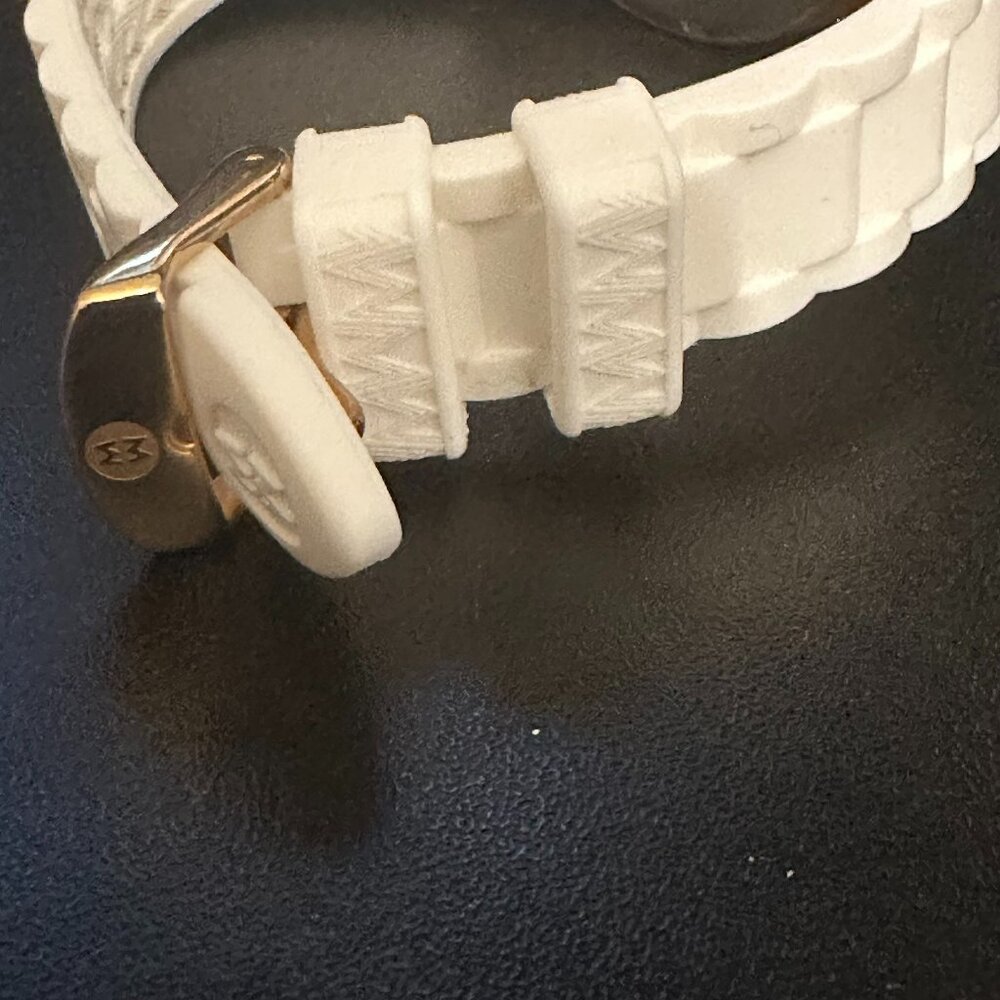 Michele Tahitian Jelly Bean Watch - White (MWW12D000015) - BRAND NEW BATTERY - Picture 10 of 14